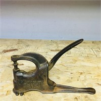 Iron "Plymouth Rock" Hole Punch (Antique)