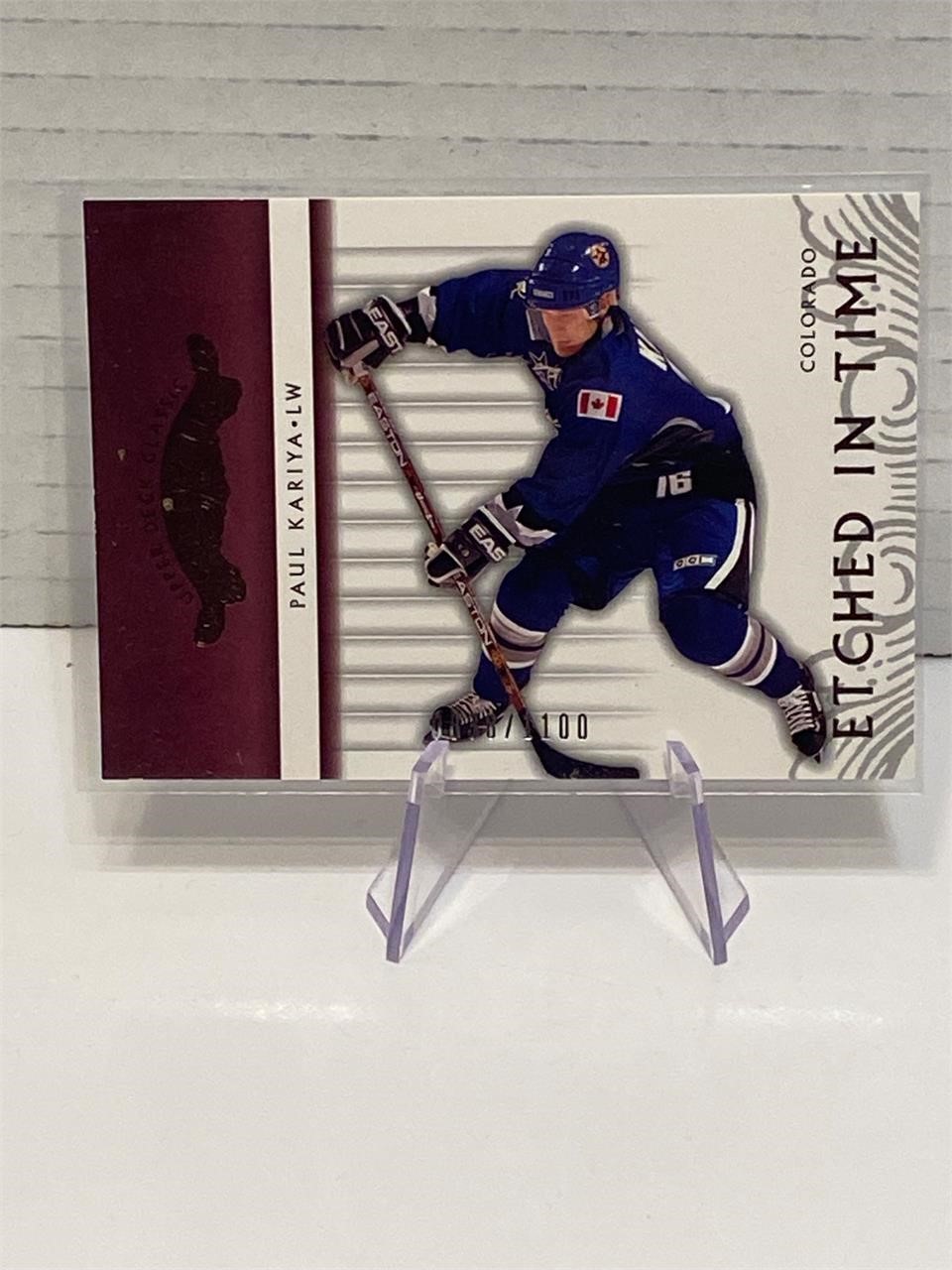 Paul Kariya Numbered Card