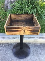 Handmade Wood Planter Box on Stand