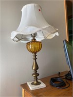 Lamp - marble base
