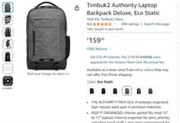 SR1475 Timbuk2 Authority Laptop Backpack Deluxe