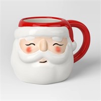 20oz Figural Santa Mug - Wondershop