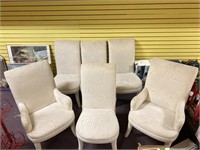 Set of 6 Upholstered Chairs