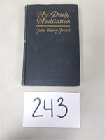 My Daily Meditation by John Henry Jowett - 1914