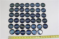 (41) Ford Bronco Hubcap Stickers