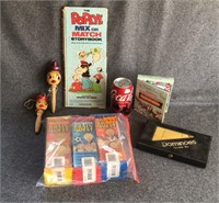 Vintage Brain Quest Game Popeye Story Book