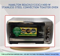 HB(1400-W) S. STEEL CONVECTION TOASTER OVEN(AS IS)