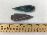 (2) arrowheads 3-1/2 inches