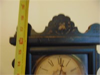 Vintage Ansonia Clock, Untested, Door Hinge broken