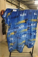 large ST.Louis blues hockey throw blanket