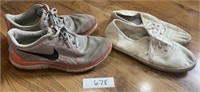 C10)  Woman’s shoes size 9, need cleaned, lots of
