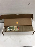 Box of Baseball Trading Cards