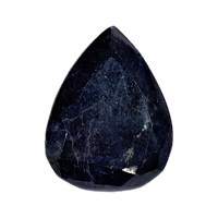 Natural Pear Shape 59.45ct Blue Sapphire