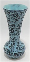 * Vintage 1950’s McCoy Splatter Blue Green Vase -