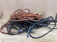 3 extension cords- sizes unknown