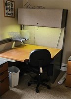 DESK, CHAIR , FILE CABINETS