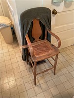 Antique CAne Bottom High Chair