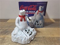 NOS Coca-Cola Polar Bear Mechanical Bank.