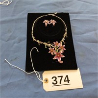 Necklace and Earrings