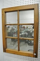 Reclaimed Mirrored Window Frame