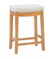 russtic striped counter stool