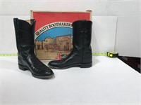 Black Justin Boots Size 6.5