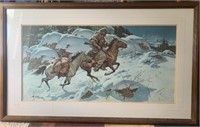 Frank McCarthy "Winter Trail" Hand Signed