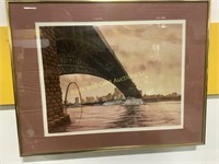 18x14" Framed St Louis Arch Print