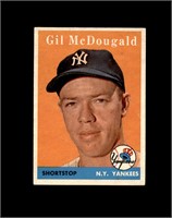 1958 Topps #20 Gil MCDougald EX-MT to NRMT+