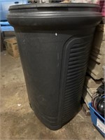 Garbage can.  No lid