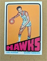 1972-73 Topps Lou Hudson HOFer Card #130