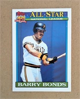 1991 Topps Tiffany Barry Bonds AS Card #401