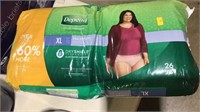 Depends adult underwear extra large