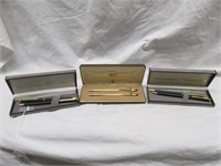 SELECTION OF PEN SETS - CROSS AND MORE