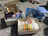 Lot of Tupperware Containers, etc.