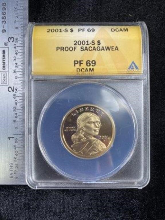 2001-S  PF 69 Proof Sacagawea Coin