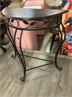 Small Wood Hall Table 2.5ft wide