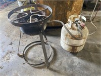 Propane Mandolin Burner and Tank