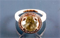 Rose Gold Brilliant 5.60ct Diamond VS1 Ring
