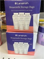 Lansinoh breastmilk storage bags 2-100 ct