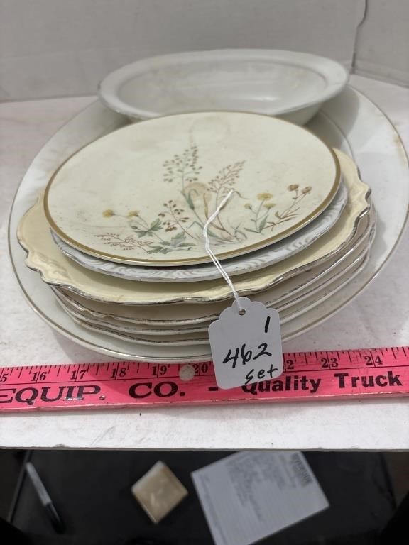 Set of Assorted Plates and Platters