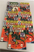 7 King Conan marvel comic books incl #1