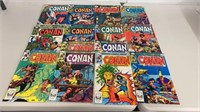 Approx 20 Marvel Conan comic books