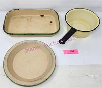 Enamel Pan, Pot & Plate