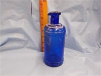 Cobalt blue bottle