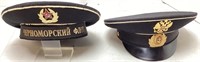 (2) ORIGINAL RUSSIAN SOVIET UNION NAVAL OFFICER