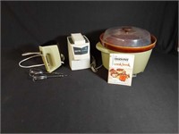 Vtg Mixer, Ice Crusher & Crock Pot