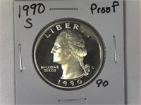 1990-S Proof Washington Quarter