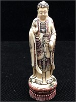 Signed Chinese Carved Figure. 6.5in H