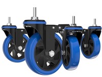 3 Inch Stem Caster Wheels Heavy Duty with Dual